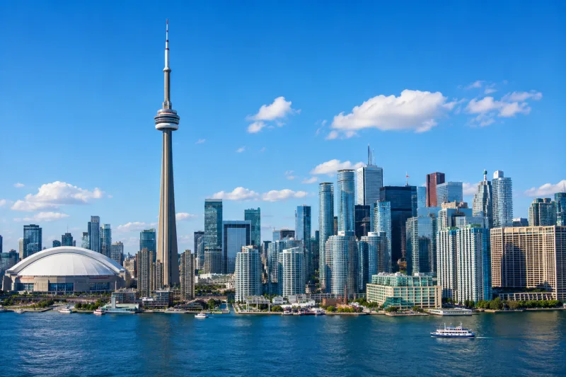 Toronto skyline as part of the business context in Canada